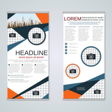 Modern toplu iş afiş şablon vektör