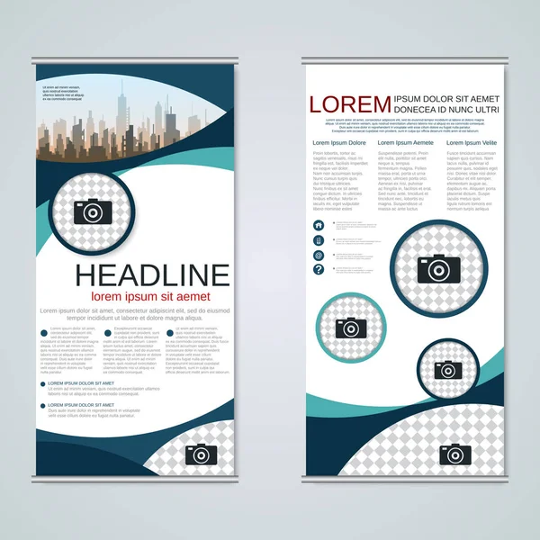 Modern toplu iş afiş şablon vektör