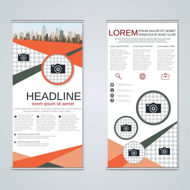 Modern toplu iş afiş şablon vektör