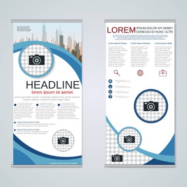 Modern toplu iş afiş şablon vektör