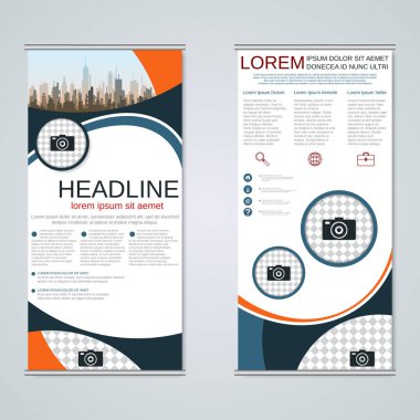 Modern toplu iş afiş şablon vektör