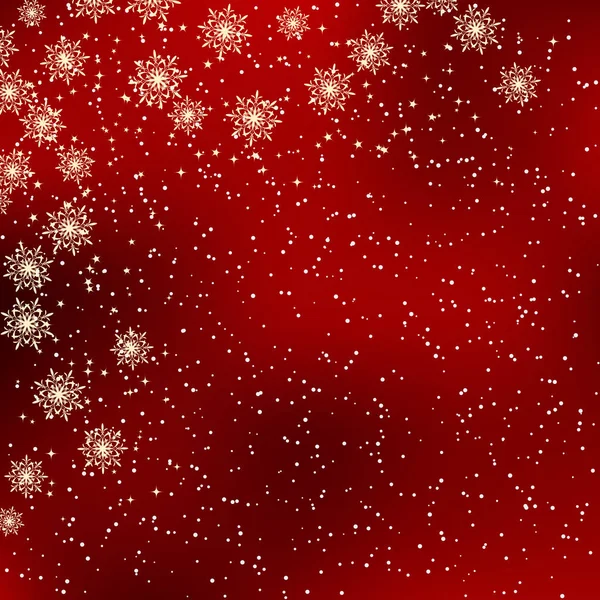 Kellemes Karácsonyi Ünnepeket Boldog Évet Vector Háttér Téli Díszítéssel — Stock Vector