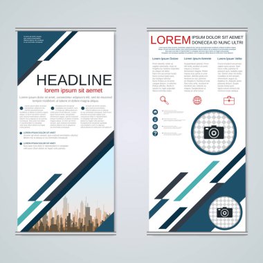 Modern toplu iş afiş şablon vektör