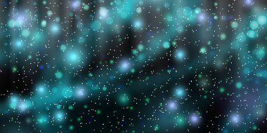 Neşeli Noel ve mutlu yeni yıl renkli ışık efektleri ile vektör arka plan bulanık