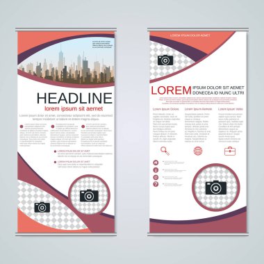 Modern toplu iş afiş şablon vektör