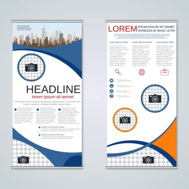 Modern toplu iş afiş şablon vektör