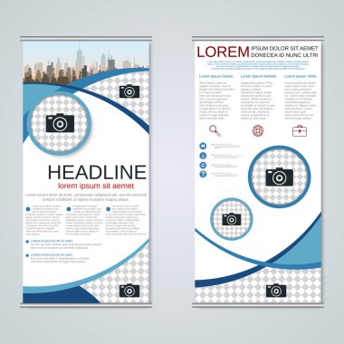 Modern toplu iş afiş şablon vektör