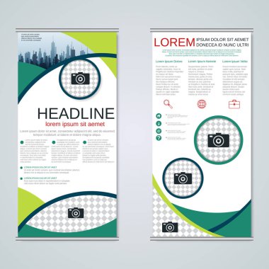 Modern toplu iş afiş şablon vektör