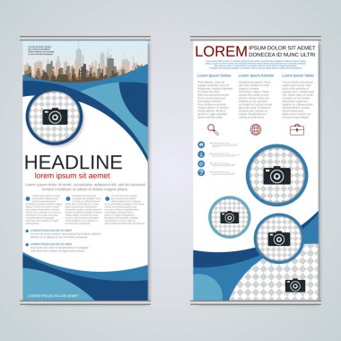 Modern toplu iş afiş şablon vektör