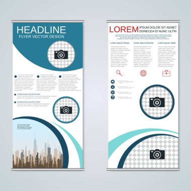 Modern toplu iş afiş şablon vektör