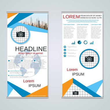 Modern toplu iş afiş şablon vektör