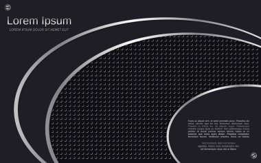 Soyut katmanlı koyu metalik vektör arka plan. Web sayfası ve sunum için tasarım