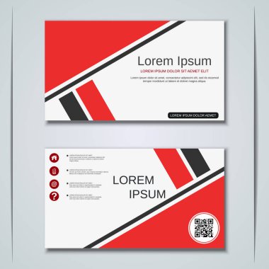 İş kartvizit vektör tasarım şablonu