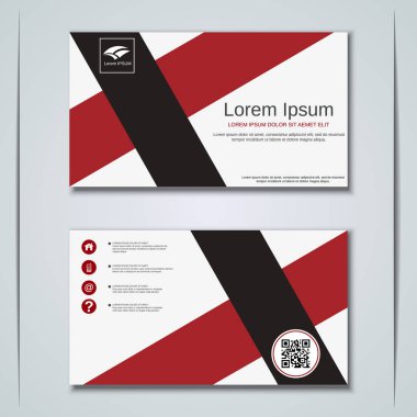 İş kartvizit vektör tasarım şablonu