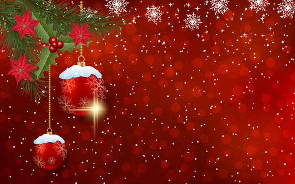 Vánoce Nový Rok Elegantní Rozmazané Vektorové Pozadí Hvězdami Sněhové Vločky — Stockový vektor