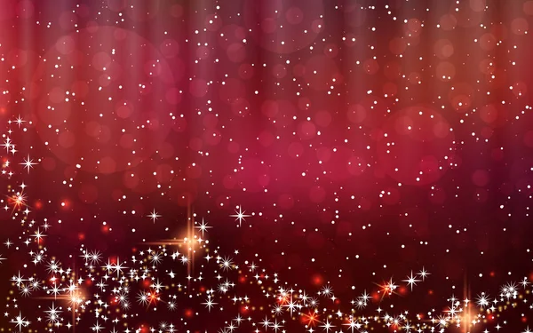 Christmas New Year Elegant Blurred Vector Background Stars Snowflakes — ストックベクタ