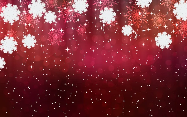 Рождество Новый Год Элегантный Размытый Векторный Фон Звездами Снежинками — стоковый вектор