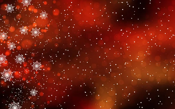 Weihnachten Und Neujahr Elegant Verschwommenen Vektorhintergrund Mit Sternen Und Schneeflocken — Stockvektor