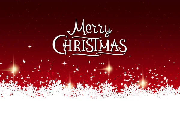 Noël Nouvel Élégant Fond Vectoriel Flou Avec Étoiles Flocons Neige — Image vectorielle