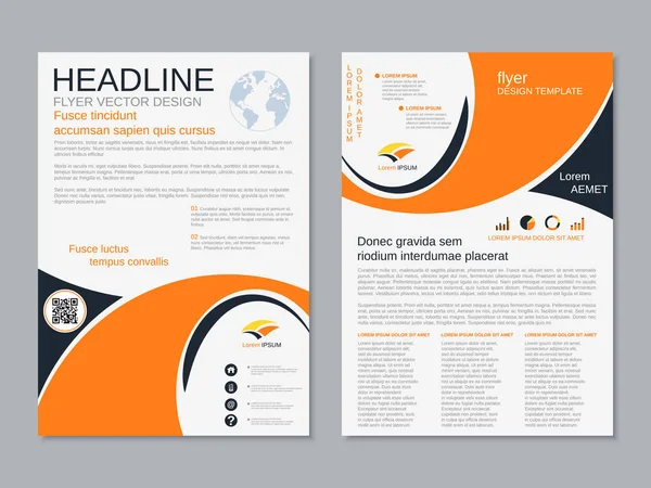 Moderne Professionele Business Flyer Boekje Brochure Cover Jaarverslag Vector Ontwerpsjabloon — Stockvector