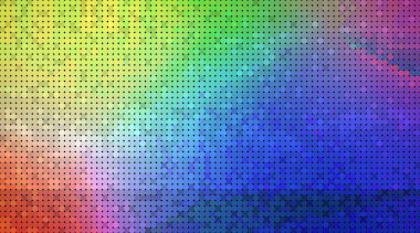 Vektör soyut piksel ya da geometrik desen arka plan. Degrade arka plan illüstrasyon mavi renkle kareler bulanık