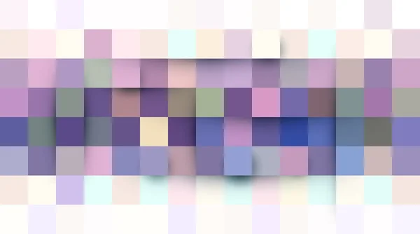 Pixel vettoriale, mosaico, griglia di sfondo a colori quadrati. Illustrazione grafica creativa — Vettoriale Stock