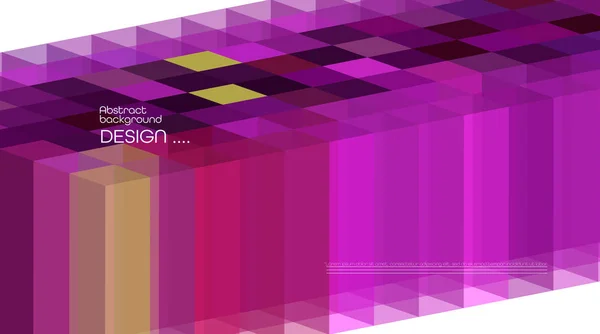 Vector abstracte pixel of geometrische patroon achtergrond. Illustratie van vierkantjes met kleur blauw wazig gradient achtergrond — Stockvector