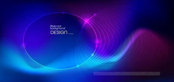 青の背景にベクトルデザインコミュニケーションテクノ。ウェブやバナーの背景のための未来的なデジタル技術 — ストックベクタ