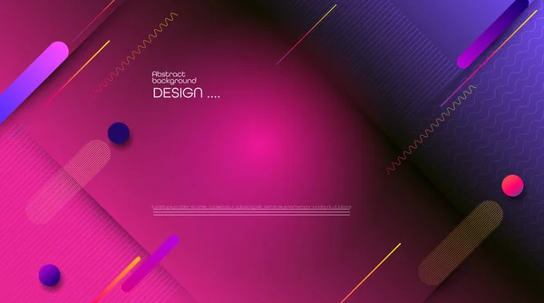 Vector moderne grafische, minimale ontwerpelementen voor een achtergrond, sjabloon, poster, behang, flyer, lay-out — Stockvector