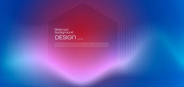 Hallo-Tech-Konzept digitaler Technologie. Abstrakte futuristische, glänzende Linien Hintergrund — Stockvektor