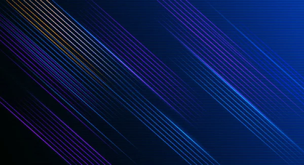 Vektor Design Kommunikationstechnologie auf blauem Hintergrund. futuristische Digitaltechnologie für Web- oder Banner-Hintergrund — Stockvektor