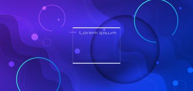 Asgari üç boyutlu sıvı ya da sıvı şekiller, düzen, afiş, poster, şablon, el ilanı için rengarenk arka plan. Vektör modern grafik renk tasarımı, gelecekçi trend dinamik desen elementleri