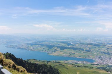 Rigi Kulm İsviçre görünür 360 derece üzerinde göster