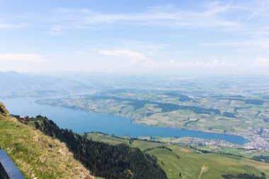 Rigi Kulm İsviçre görünür 360 derece üzerinde göster
