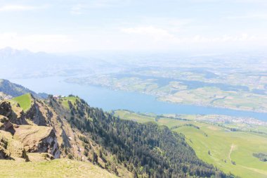 Rigi Kulm İsviçre görünür 360 derece üzerinde göster