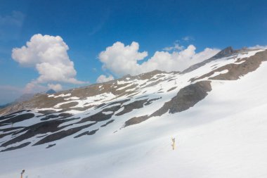 Mt. Titlis, İsviçre İsviçre'nin en popüler turistik 360 derece panoramik, bakış açısından.