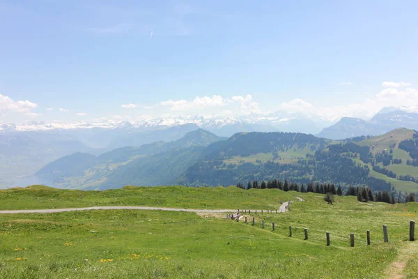 Visa Den Rigi Kulm Schweiz Synlig 360 Graden — Stockfoto