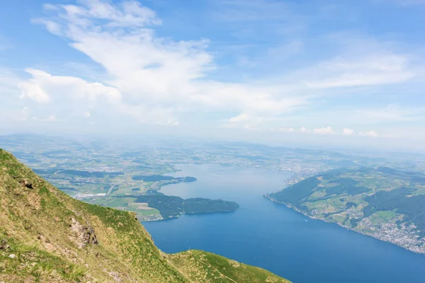 View Rigi Kulm Switzerland Visible 360 Degrees — Stock Photo, Image