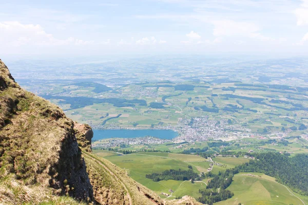 Vista Sul Rigi Kulm Svizzera Visibile 360 Gradi — Foto Stock