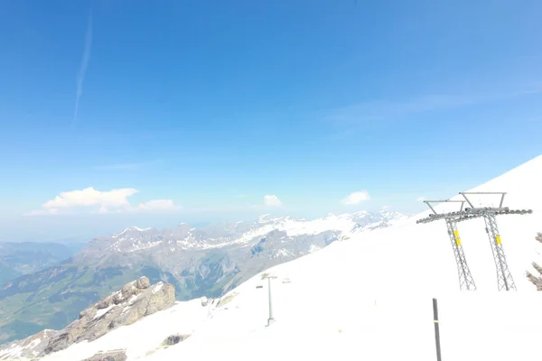 Titlis Svizzera Dal Punto Vista Panoramico 360 Gradi Famose Attrazioni — Foto Stock