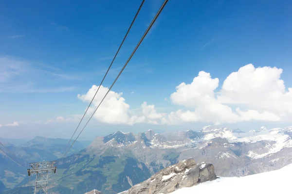 Titlis Sviçre Sviçre Nin Popüler Turistik 360 Derece Panoramik Bakış — Stok fotoğraf