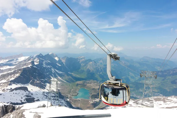 Titlis Suíça Ponto Vista Panorâmico 360 Graus Populares Atrações Turísticas — Fotografia de Stock