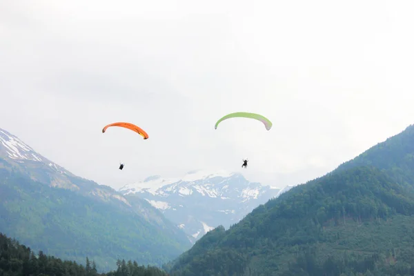 Parasol Dans Ciel Avec Vue Naturelle — Photo