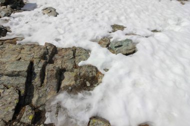 Matterhorn İsviçre manzarasına sahip güzel dağ manzarası.