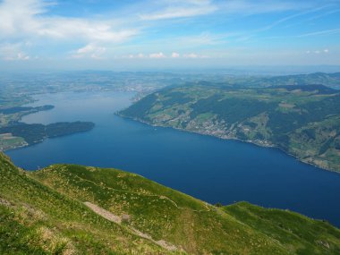 Rigi Kulm İsviçre görünür 360 derece üzerinde göster