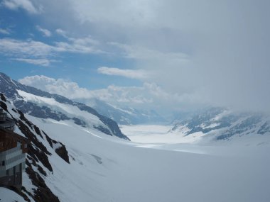 Jungfrau Top, Avrupa'dan, İsviçre bakış açısı 360 derece panoramik, İsviçre'nin en popüler turistik.