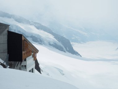 Jungfrau Top, Avrupa'dan, İsviçre bakış açısı 360 derece panoramik, İsviçre'nin en popüler turistik.
