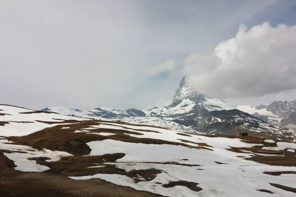 Hermoso Paisaje Montaña Con Vistas Suiza Matterhorn — Foto de Stock