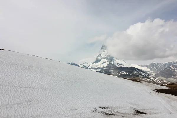 Gyönyörű Hegyi Táj Kilátással Matterhorn Svájc — Stock Fotó