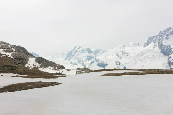 Hermoso Paisaje Montaña Con Vistas Suiza Matterhorn — Foto de Stock